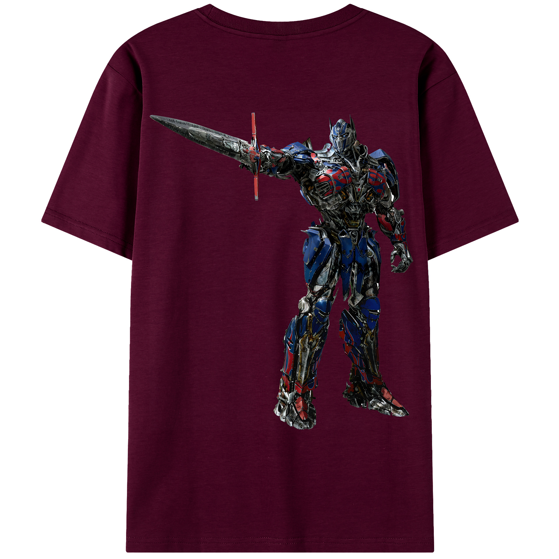 （画像用） Transformers トランスフォーマー レディース半袖Tシャツ(バックプリント)